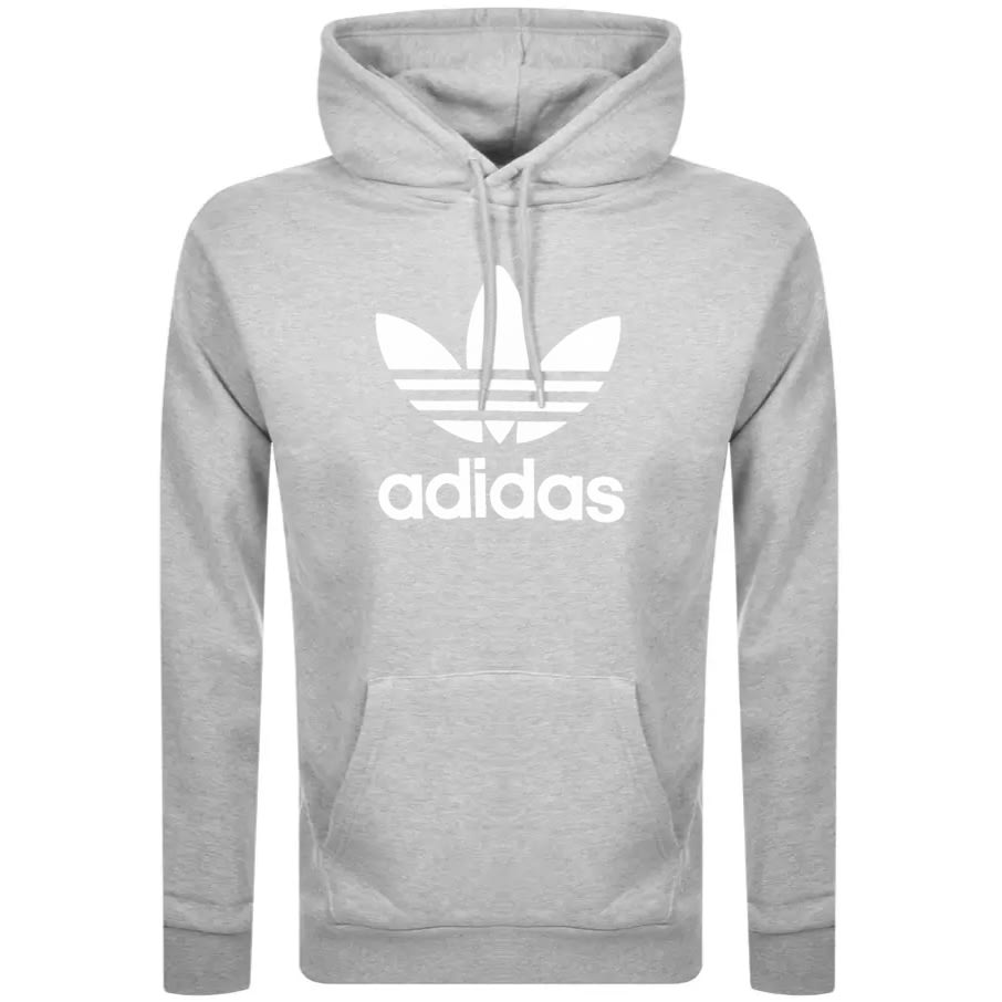 Alternative Image for ProductAdidas Originals Trefoil Hoodie Grey1